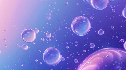 Poster - Gradient 3D glass element with liquid shape design background. Transparent neon geometric UI banner with modern frame. Vibrant y2k graphics with textures.