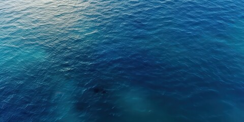 Wall Mural - Aerial View of the Ocean, Aerial view of calm ocean water