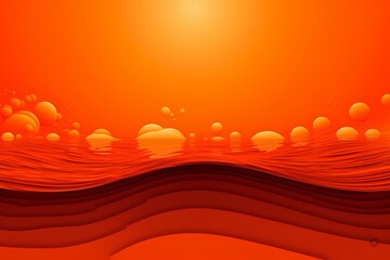 Wall Mural - abstract orange background made by journey