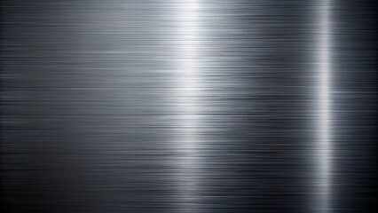 Wall Mural - Seamless brushed metal plate background texture tileable industrial dull polished stainless steel aluminum or nickel finish repeat pattern high resolution silver grey rough metallic 3d rendering.