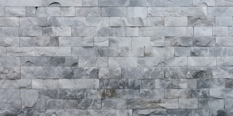 Poster - Gray Brick Wall Texture