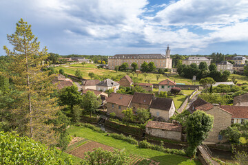 Wall Mural - the medieval town of Gramat, in the south west of France