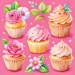 Sticker -  cupcakes