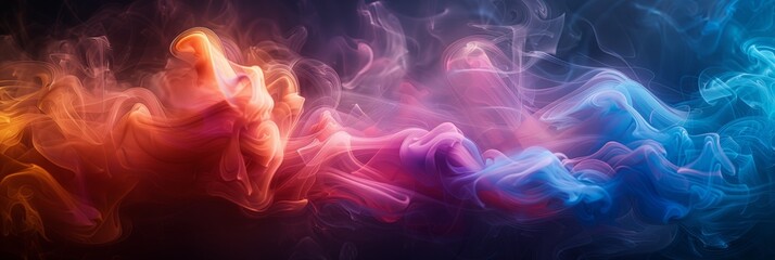 Poster - Pink abstract background with flowing fabric in the style of pink.