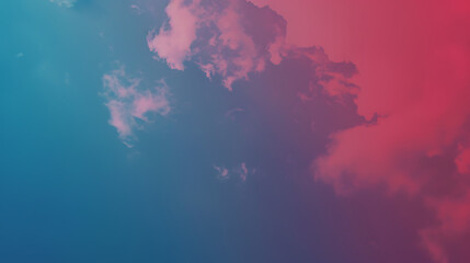 Wall Mural - Vibrant Gradient Sky Abstract Background