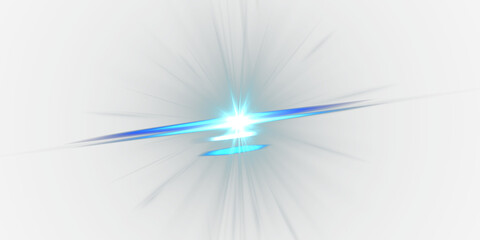 Wall Mural - glow effect. star sparkles on a transparent background. light effects, lens flares, sun flash with r