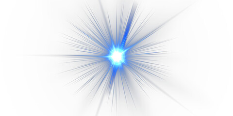 Wall Mural - glow effect. star sparkles on a transparent background. light effects, lens flares, sun flash with r