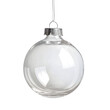 © D85studio - Christmas glass bauble hanging isolated on white