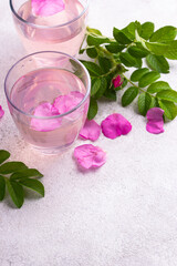 Sticker - Pink rose water, summer healthy drink