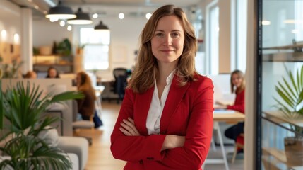 Wall Mural - The professional woman in a suit