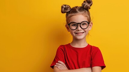 Wall Mural - The Girl in Red Shirt