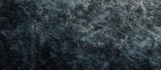 Poster - Abstract art background with a dark gray felt texture, showcasing a solid color material with a grainy surface, and an ample copy space image.