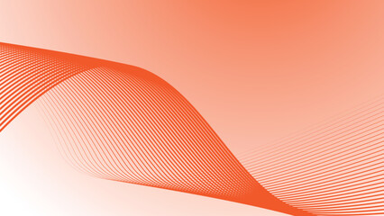 Sticker - Orange abstract line background for backdrop or wallpaper
