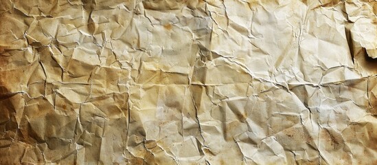 Poster - Aged paper texture for use as a background with copy space image.