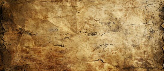 Leinwandbilder - Aged paper texture for use as a background with copy space image.
