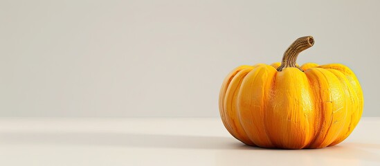 Poster - A pumpkin with a copy space image.