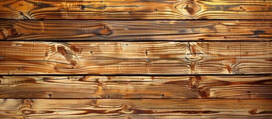 Sticker - Close-up view of a wooden texture serving as a background, with copy space image included.