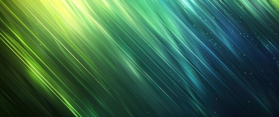 Wall Mural - Abstract Green and Blue Diagonal Lines Background