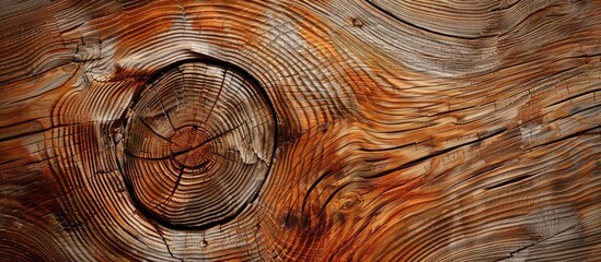 Poster - Abstract brown wood texture creating a captivating background with copy space image.