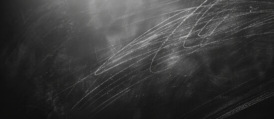 Poster - An abstract chalk blackboard texture background with free copy space image for product or advertising design is available.