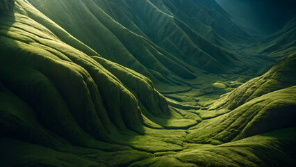 Poster - landscape in the mountains