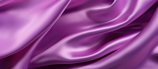 Aufkleber - Smooth silk fabric in elegant bright satin with waves creates a luxurious cloth texture. Ideal as an abstract background with a copy space image in a top view.