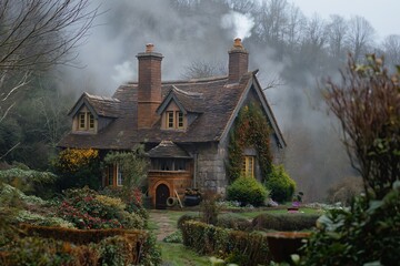 Poster - the fairytale cottage was a haven of warmth and joy