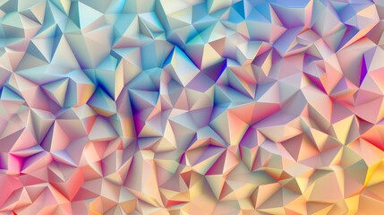 Wall Mural - Polygons seamless, geometric design with a subtle gradient in the background