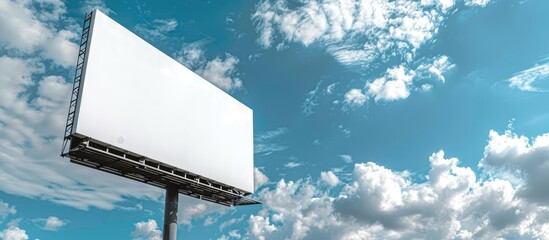 Poster - Outdoor advertising billboard with empty copy space image available.