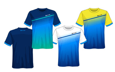 Wall Mural - Soccer jersey template.sport t-shirt design.
