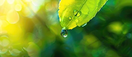 Aufkleber - An image of a small waterdrop with plenty of space around it for adding text or other elements is known as a copy space image.