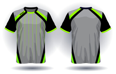 Wall Mural - Soccer jersey template.sport t-shirt design.

