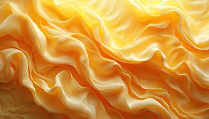 Wall Mural - yellow silk fabric background