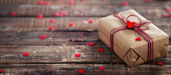 Poster - The perfect present for Valentine's Day featuring a copy space image.