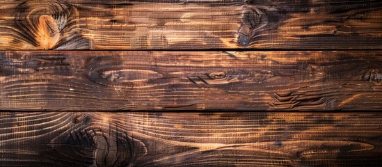 Leinwandbilder - A banner with copy space featuring a natural wood texture background for an image.