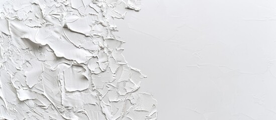 Wall Mural - A light-textured white paper background with spotted rough surfaces for displaying images, designs, or text - with ample copy space image.