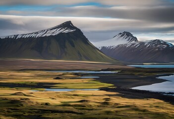 Poster - A view of Icelandic scenery near Snaefellsnes