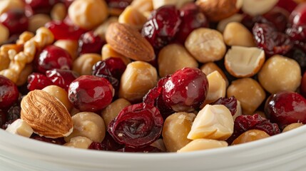 Poster - Dried cranberries and roasted hazelnuts bring a sweet and nutty flavor to the mix.