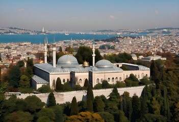 Wall Mural - A view of the Topkapi Palace in Istanbul