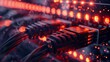 © Ibad - A close-up shot of network cables connected to a switch