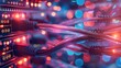© Ibad - A close-up shot of network cables connected to a switch