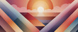 © DIVGRADCURL - illustrazione con elementi geometrici a tema minimalista astratto contemporaneo