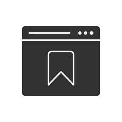 Wall Mural - Website Bookmark Icon