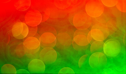 Wall Mural - Red bokeh background for Banner, Poster, celebration, event and various design works