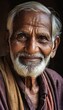 © Alessandro - portrait of indian man, old mand from india, male face, old nepalese