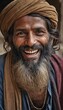 © Alessandro - portrait of indian man, old mand from india, male face, old nepalese