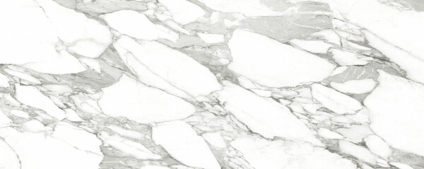 Wall Mural - Beautiful white calacatta marble stone texture.