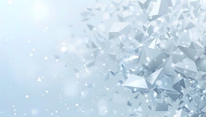 Canvas Print - Cool Ice Crystal Design for Digital Projects