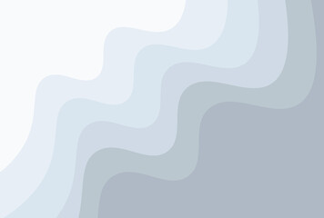 Poster - Abstract gray background with paper cut waves. Paper cut topography relief imitation soft banner. Gray multi layers in flat texture. Abstract papercut, topographic map, background
