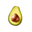 © koku studio - Avocado isolate on transparent png.